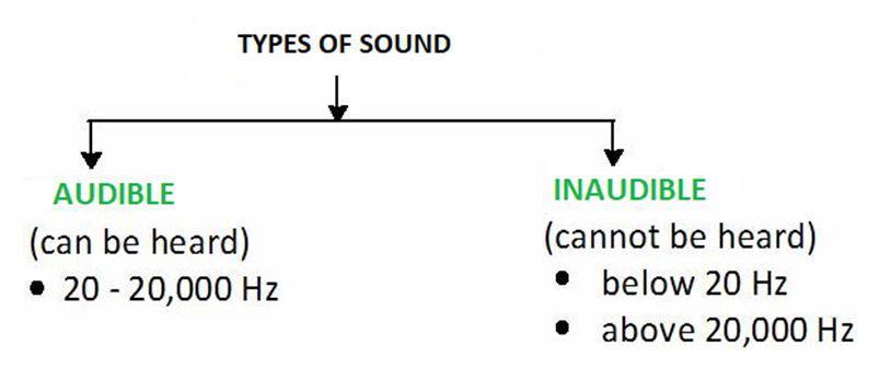 Audible and Inaudible Sounds - GeeksforGeeks