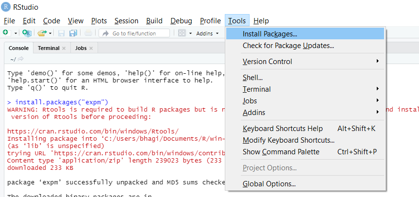 update rlang package in r