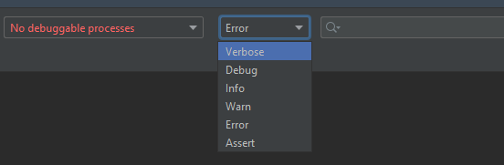 android studio logcat shows nothing