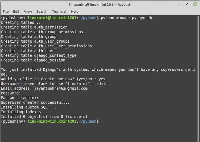 pydash a python app for monitoring your linux server