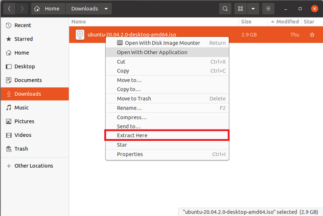 Extract and Copy Files from ISO Image in Linux