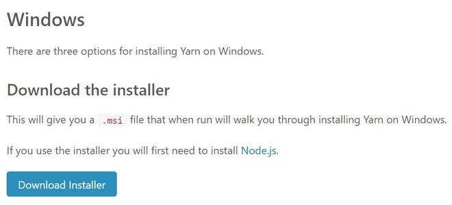 install yarn mac