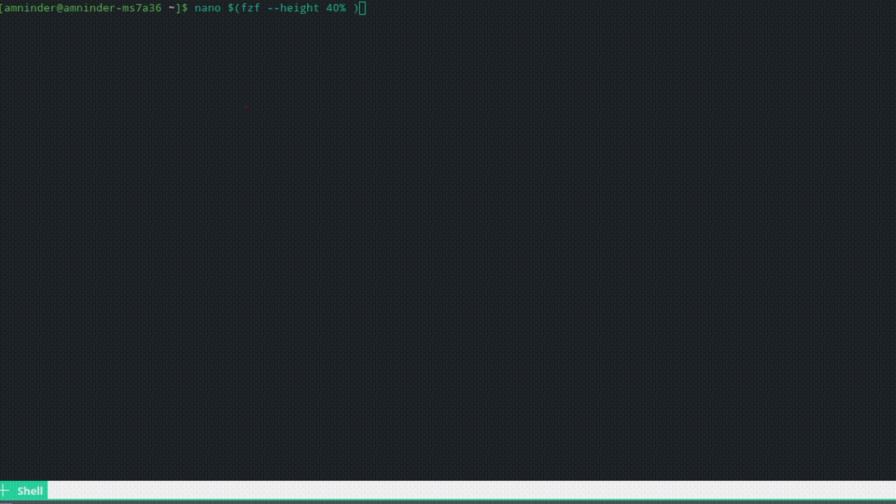 Fzf a Quick Fuzzy File Search from Linux Terminal