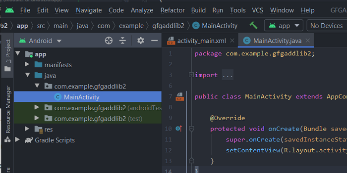 How to Add External Library in Android Studio? - GeeksforGeeks