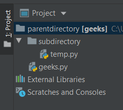 Python - Import From Parent Directory - Geeksforgeeks