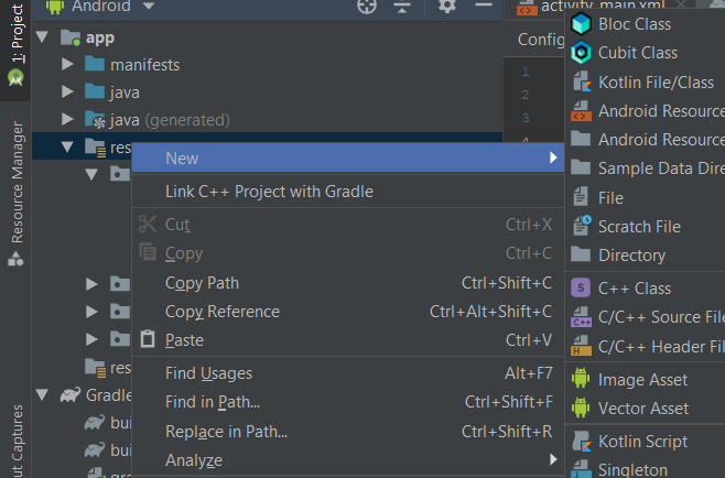 Batch Import Images for Different Screen Resolution in Android Studio -  GeeksforGeeks