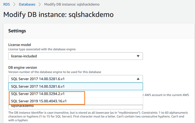 Amazon RDS - Upgrading a DB Instance Engine Version - GeeksforGeeks