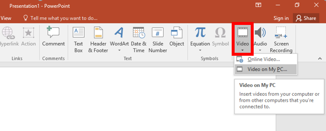 How To Insert Video In Powerpoint From Google Drive