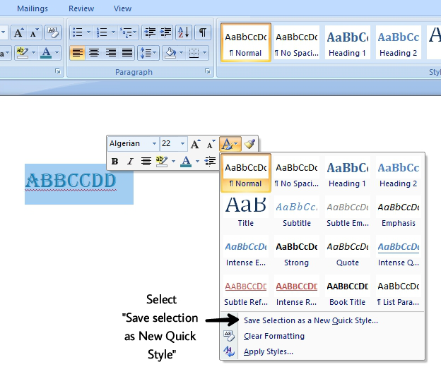 How To Get New Styles In Word