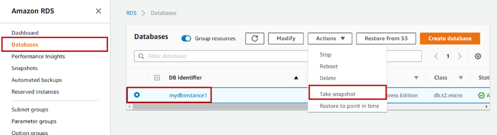 Amazon RDS - Working with Backups - GeeksforGeeks