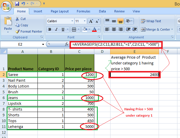 Average Cells Based On Multiple Criteria In Excel GeeksforGeeks