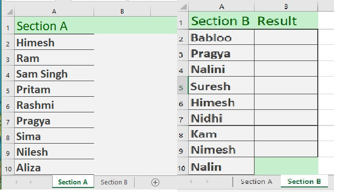 how-to-compare-two-columns-in-excel-using-vlookup-youtube