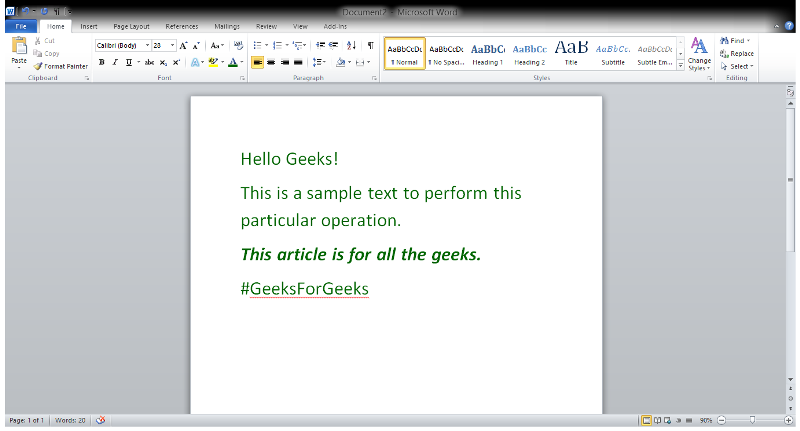 microsoft word find and replace italics