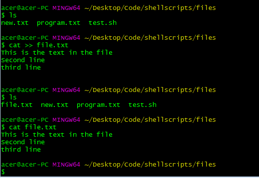 how to edit text file in terminal