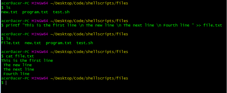 How To Create A Text File Using The Command Line In Linux Geeksforgeeks