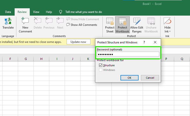 How To Protect A Workbook In Ms Excel Geeksforgeeks 9365