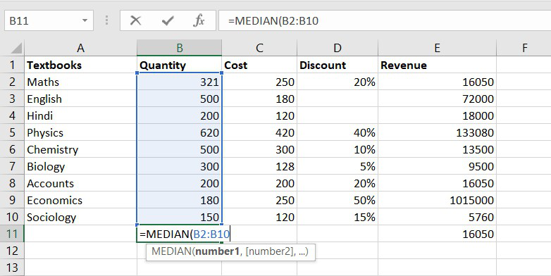 function of a data presentation