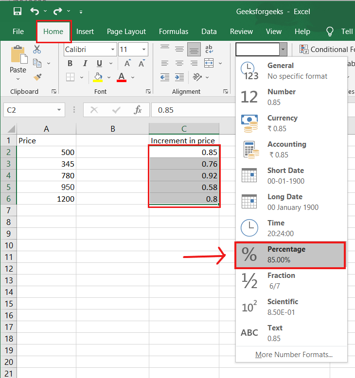 Introduction to MS Excel - GeeksforGeeks