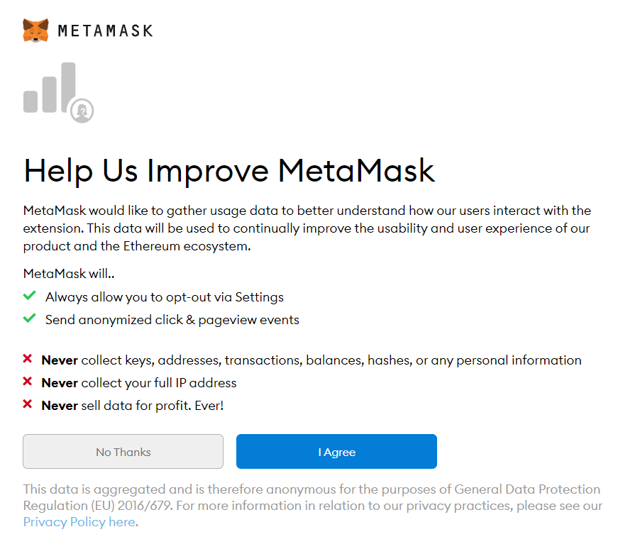 Improve MetaMask