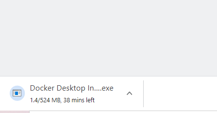 Downloaded Docker Desktop