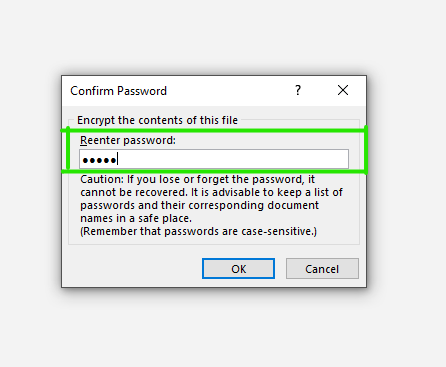 how to password protect a word document from editing