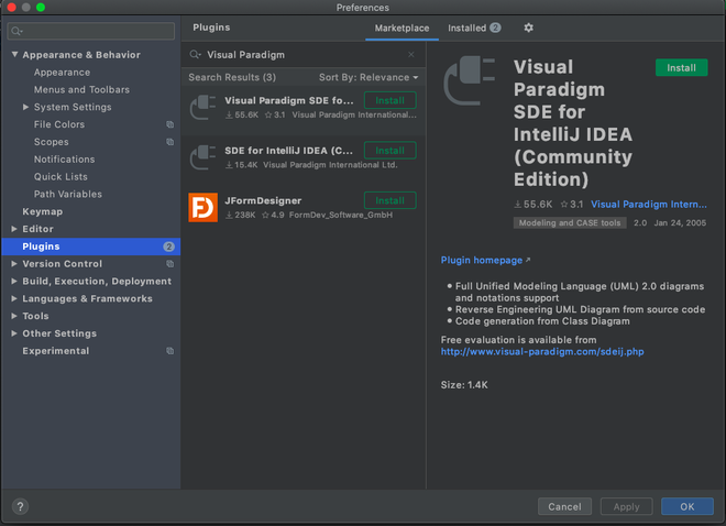 visual paradigm generate diagram from code android studio