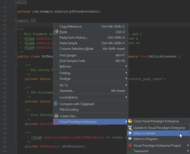 How to Generate Class Diagram (UML) on Android Studio? - GeeksforGeeks