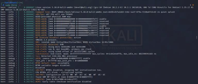 Linux で dmesg コマンドを使用する方法