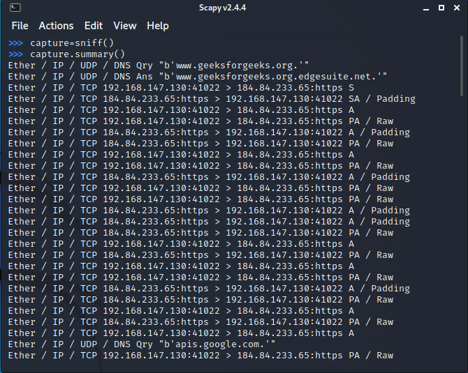 installing scapy on ubuntu 16.04