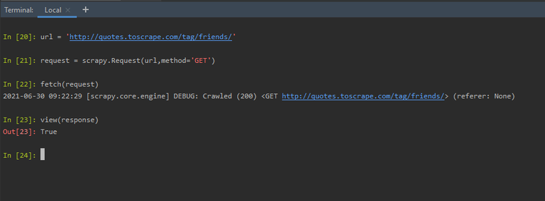 Scrapy - Shell - GeeksforGeeks