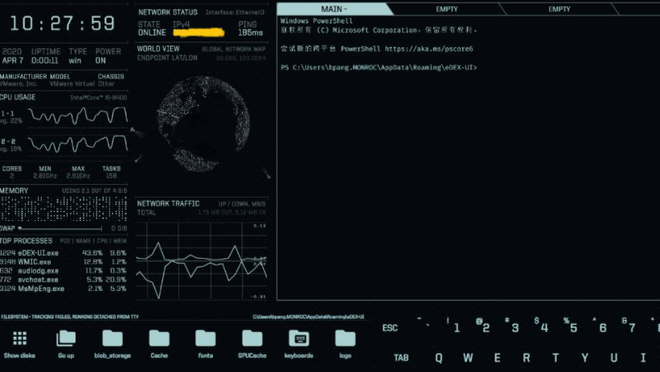 terminal emulator hack mac address