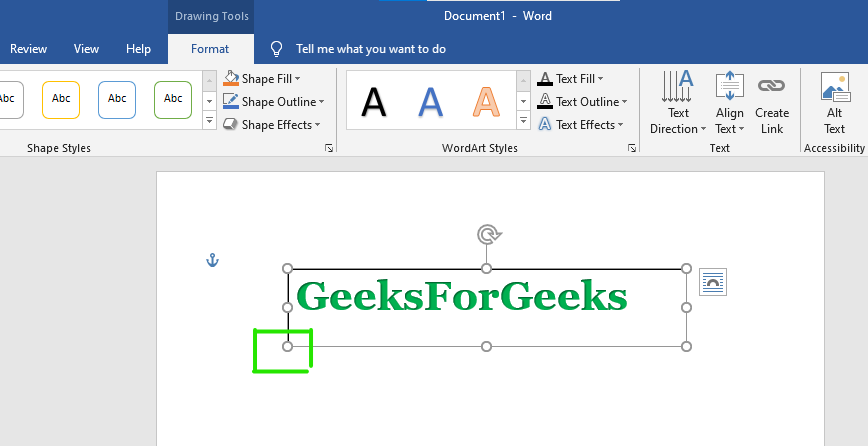 how-to-set-the-background-color-of-the-textbox-in-ms-word-geeksforgeeks