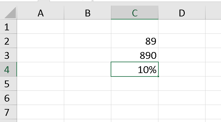 Excel Formula For Percentage Of Multiple Cells