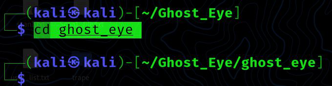 How to Install Ghost_Eye Tool in Kali Linux ? - GeeksforGeeks