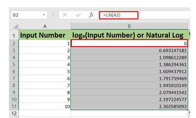 How to Find the Antilog of Values in Excel GeeksforGeeks