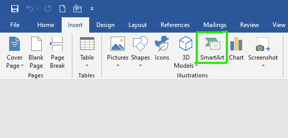 How To Insert SmartArt In Microsoft Word GeeksforGeeks   2 