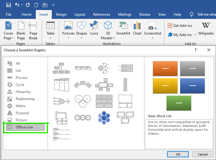 \u00bfC\u00f3mo insertar SmartArt en Microsoft Word? \u2013 Acervo Lima