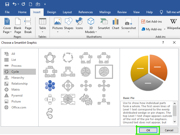 how-to-insert-smartart-in-microsoft-word-geeksforgeeks