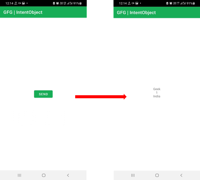 How to Pass a Serializable Object from One Activity to Another Activity in  Android? - GeeksforGeeks