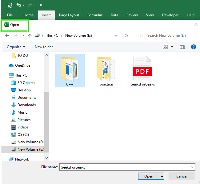 Introduction to MS Excel - GeeksforGeeks