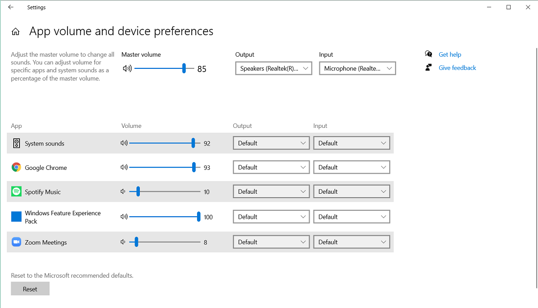 Managing Individual App Volume Control on Windows