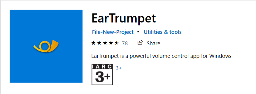 EarTrumpet App