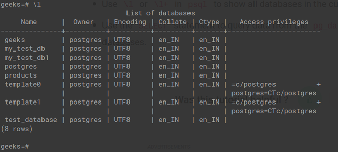 python postgresql