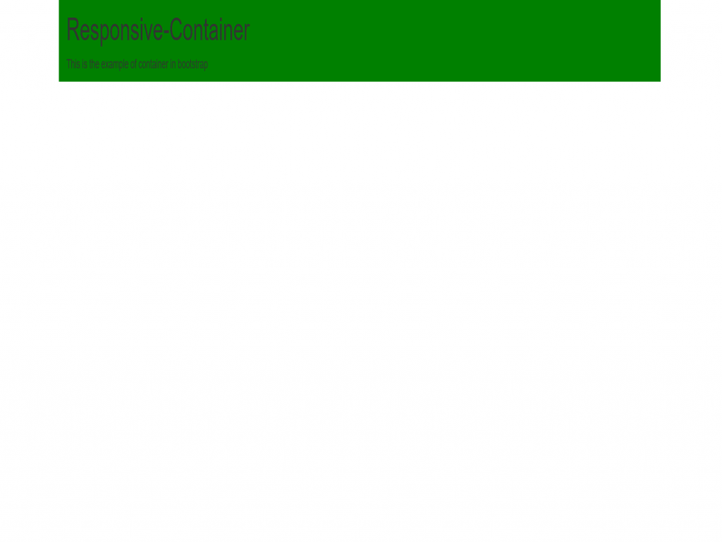 What is Bootstrap Container ? - GeeksforGeeks