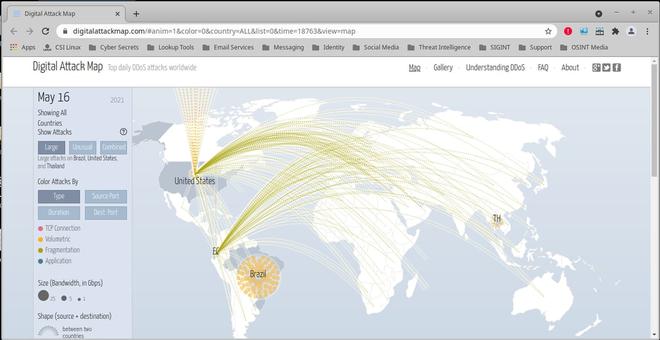 Live Cyber Threat Map