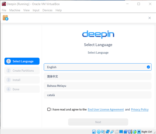 Selecting preferred language