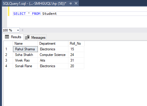 How To Check If A Column Exists In A Sql Server Table? - Geeksforgeeks