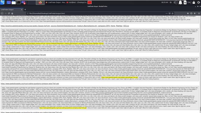 LinkFinder - Script to search Endpoints in JavaScript Files - GeeksforGeeks