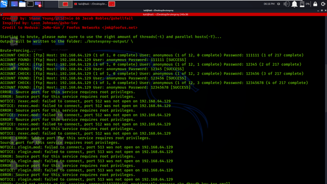 Brutespray - Port Scanning and Automated Brute Force Tool - GeeksforGeeks