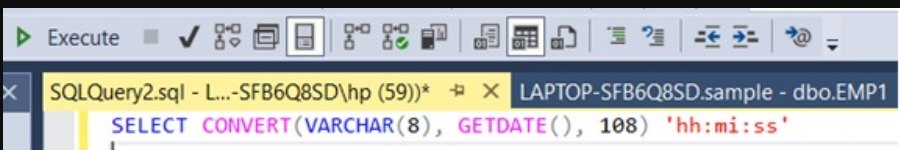 Get Current Date And Time In Sql